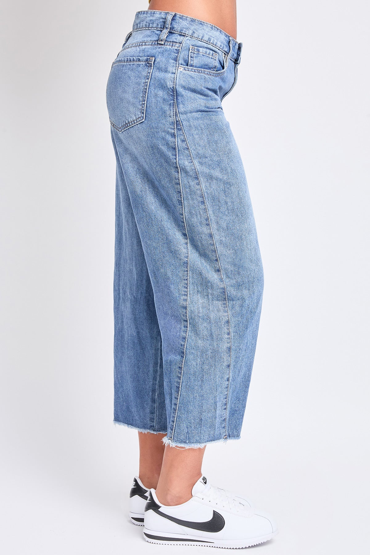YMI Baggy Cropped Barrel Jeans