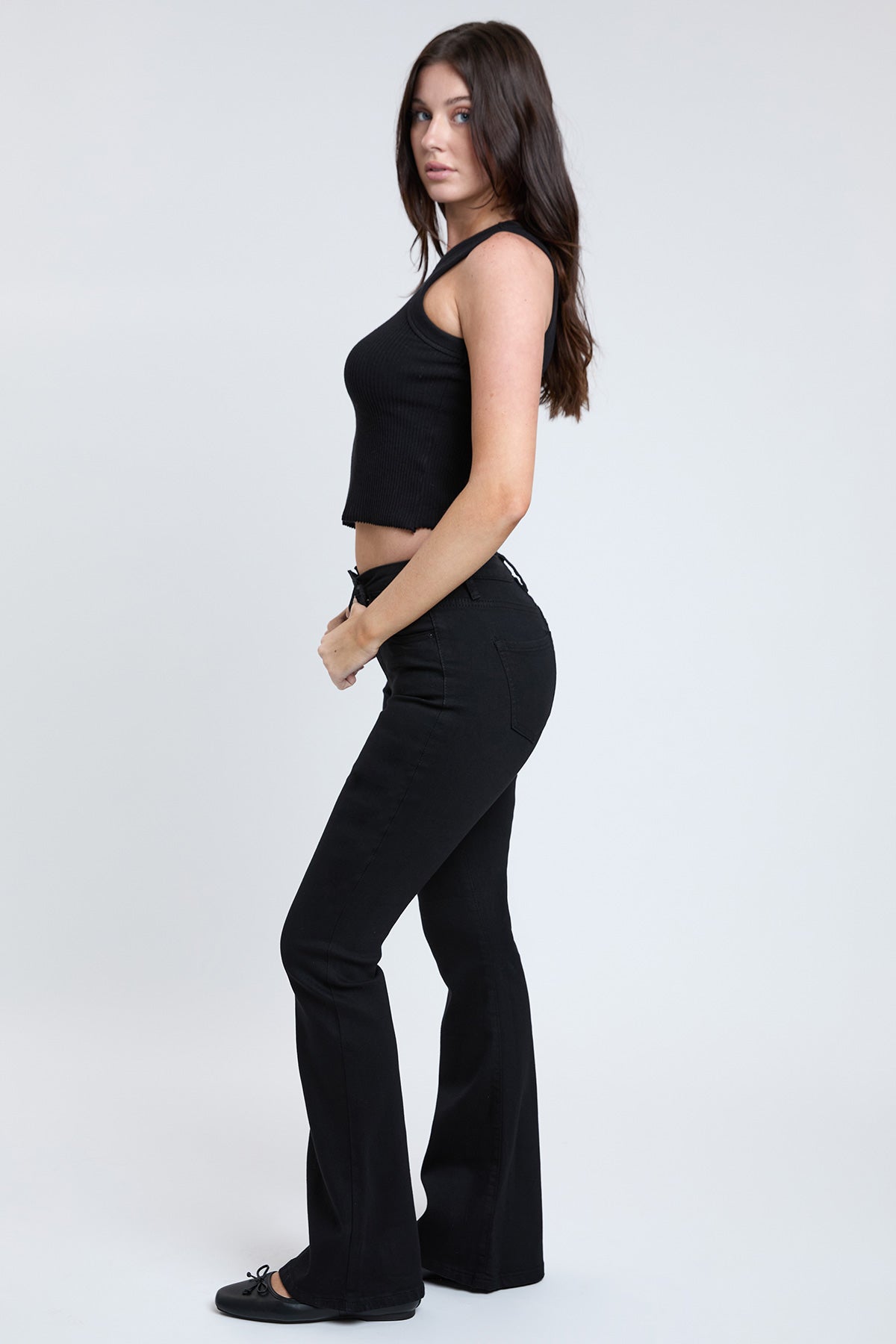 Classic Retro High Rise Flare Jean