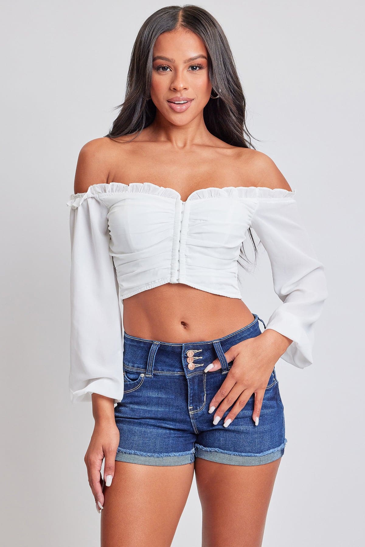 WannaBettaButt Cuffed Shorts