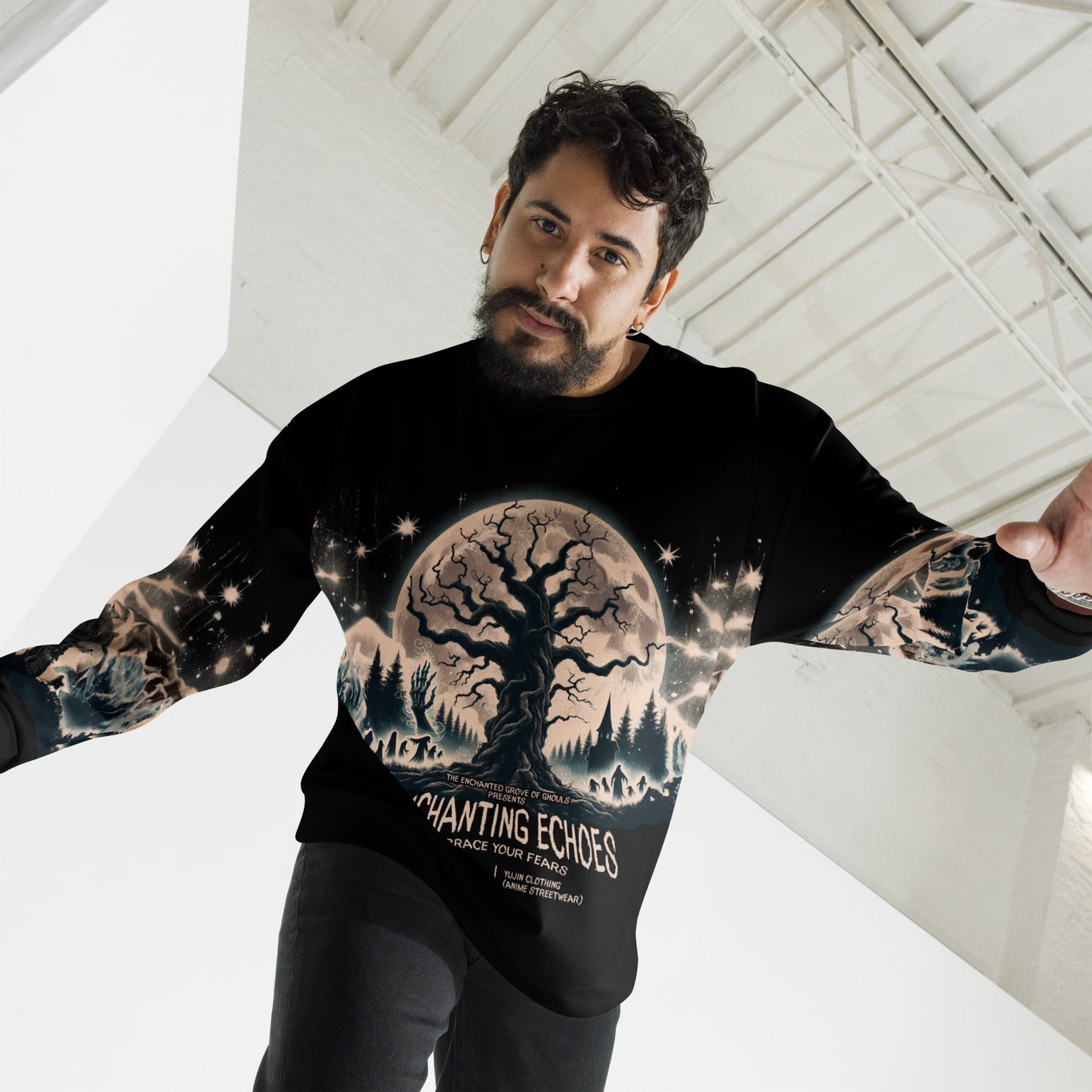Enchanting Echoes Halloween Sweatshirt