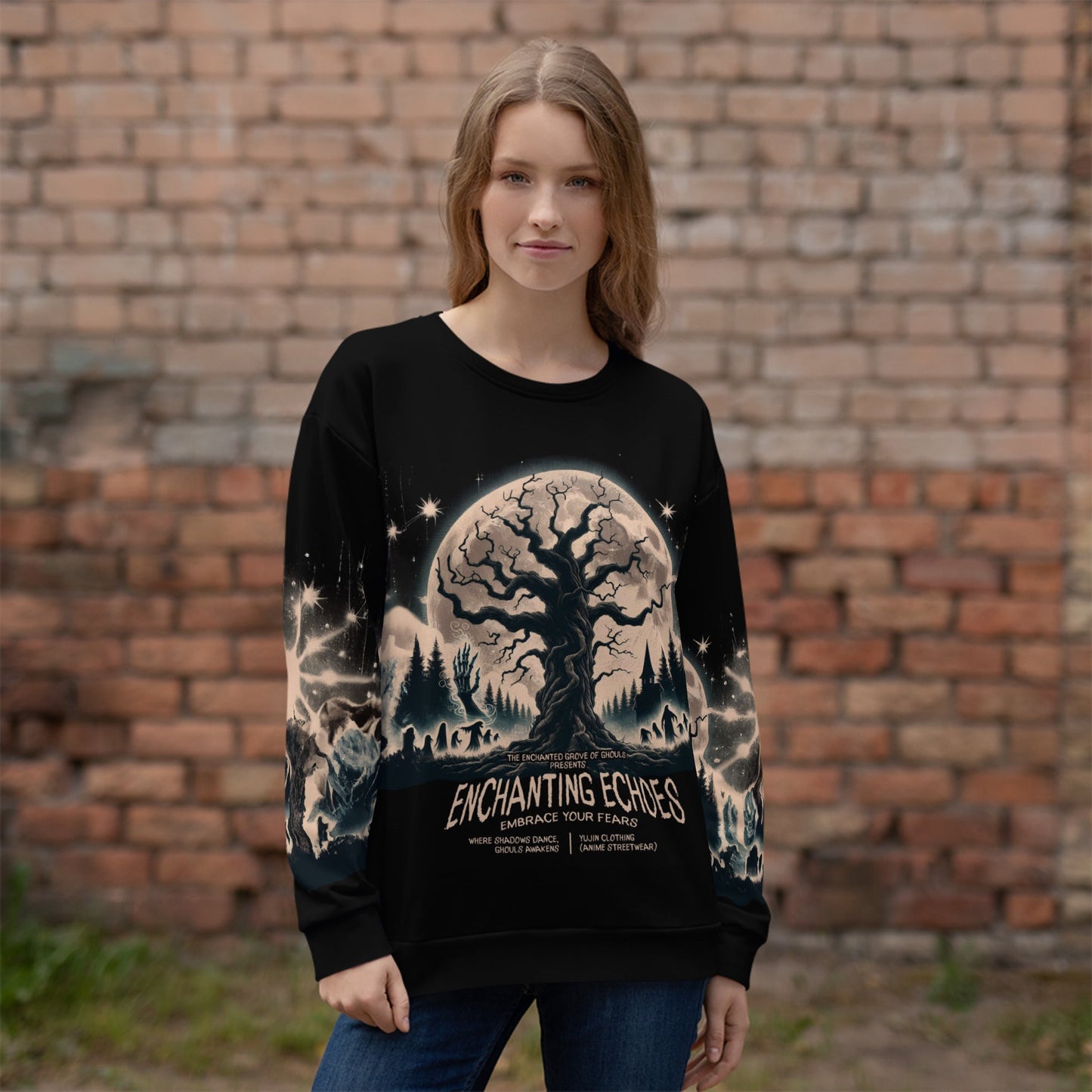 Enchanting Echoes Halloween Sweatshirt