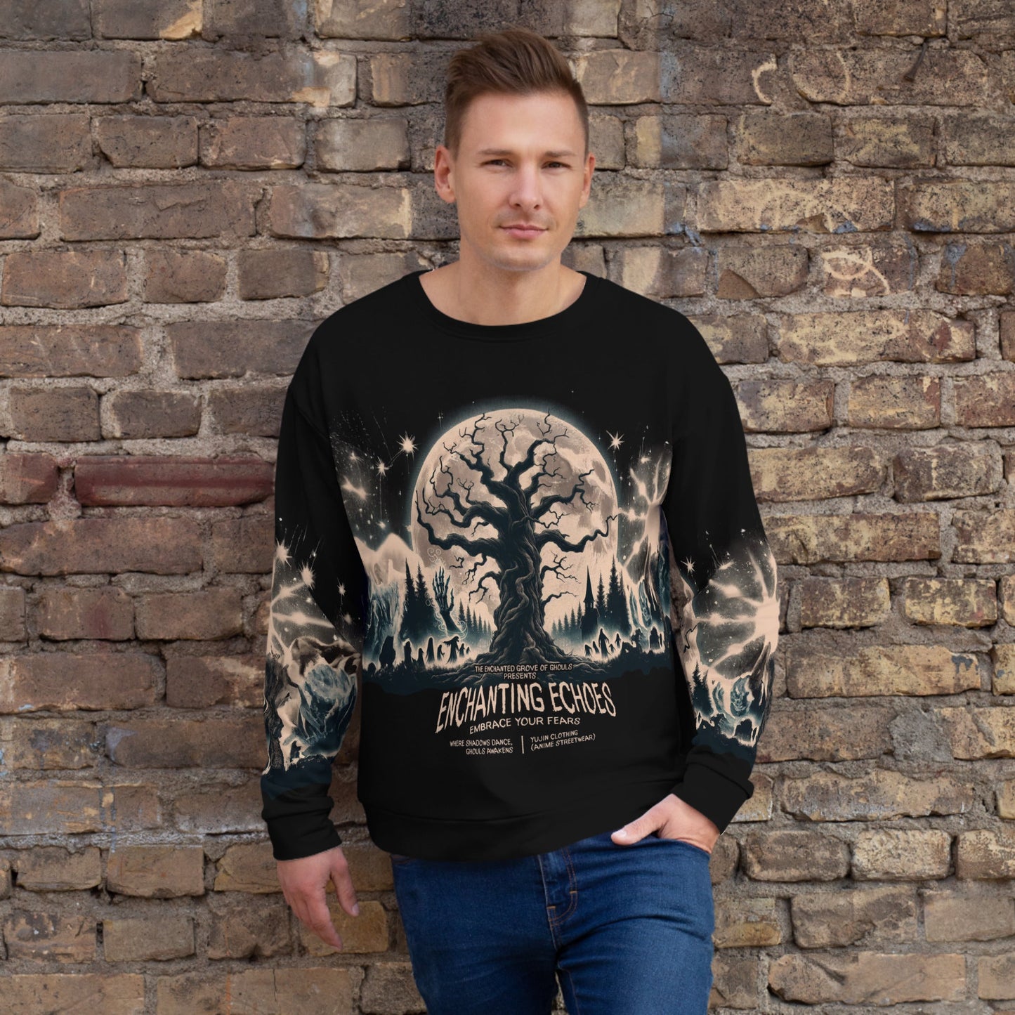 Enchanting Echoes Halloween Sweatshirt