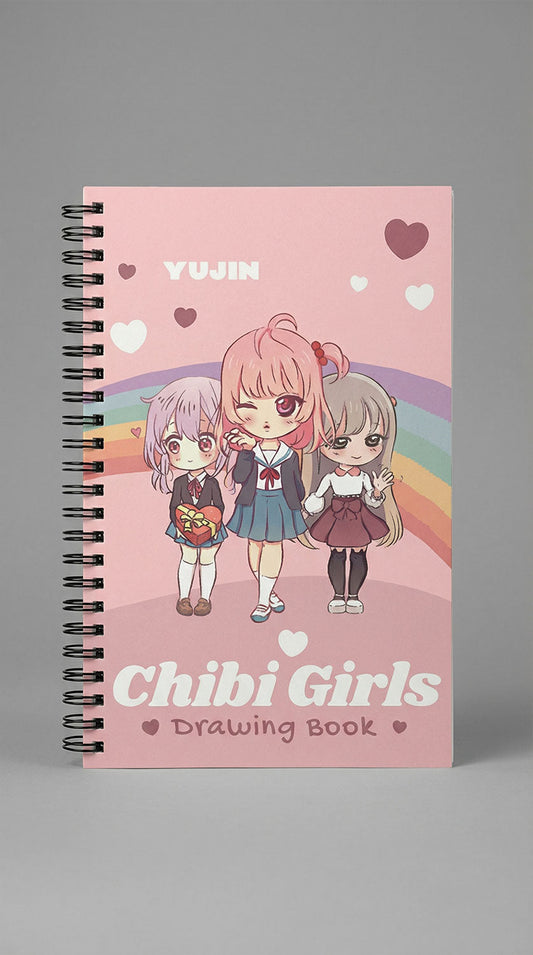 Chibi Girls Drawing Notebook