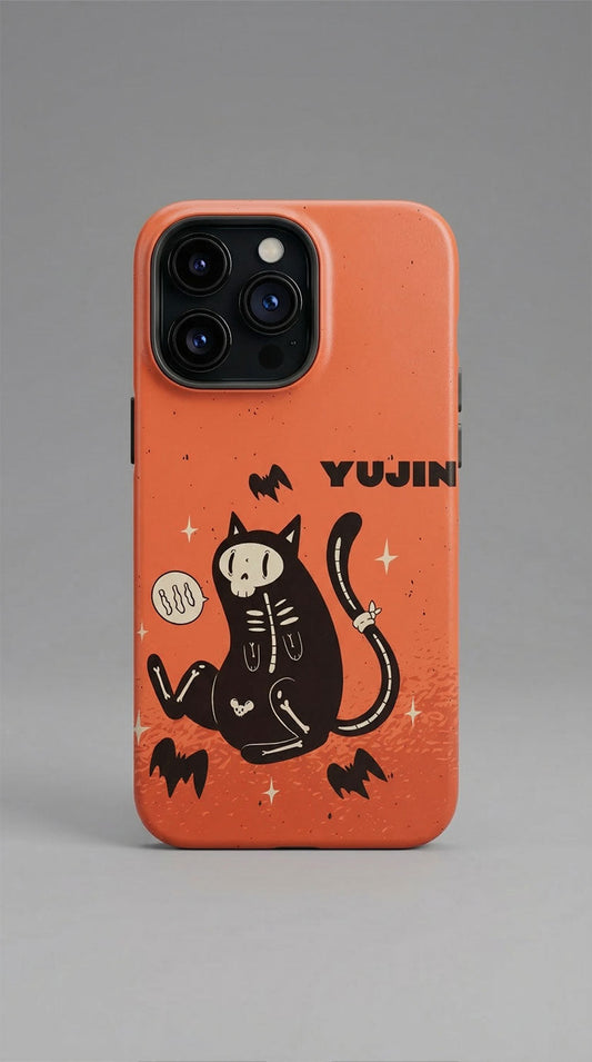 Halloween Black Ghost iPhone® Tough Case
