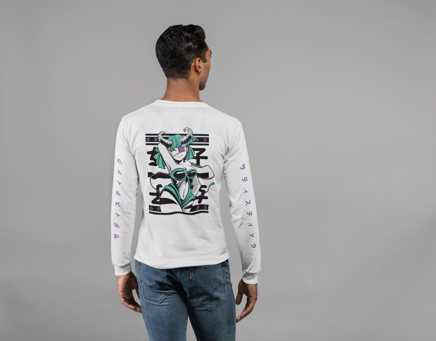 Sexy Demon Long Sleeve T-Shirt