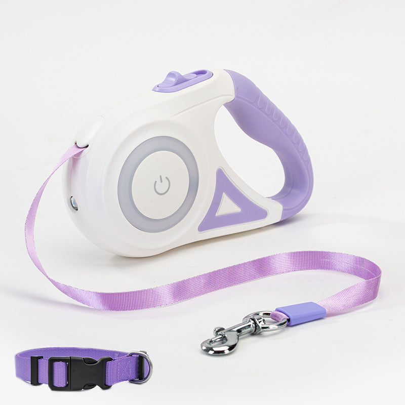 All-in-One Retractable Dog Leash and Collar Set