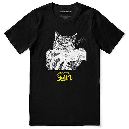 Bite Attack Cat T-Shirt