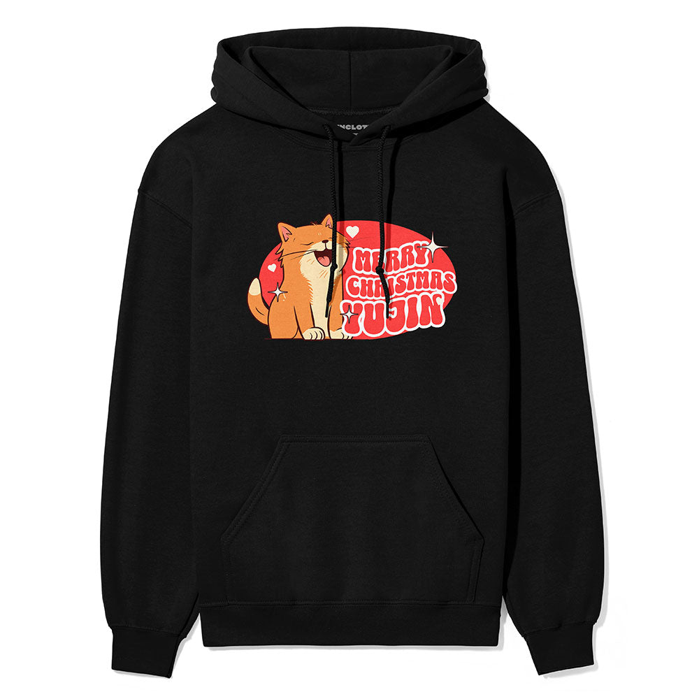 Merry Christmas Cat Hoodie