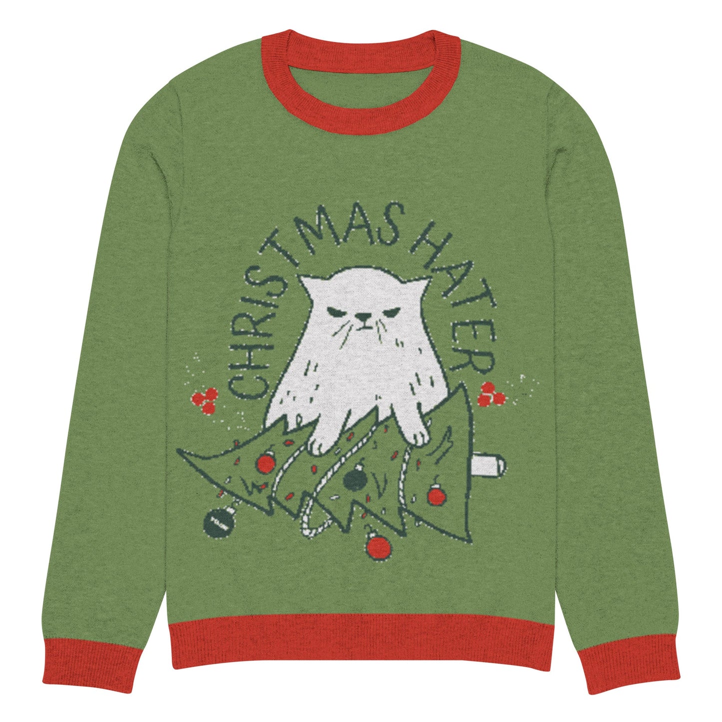 Christmas Hater Cat Sweatshirt