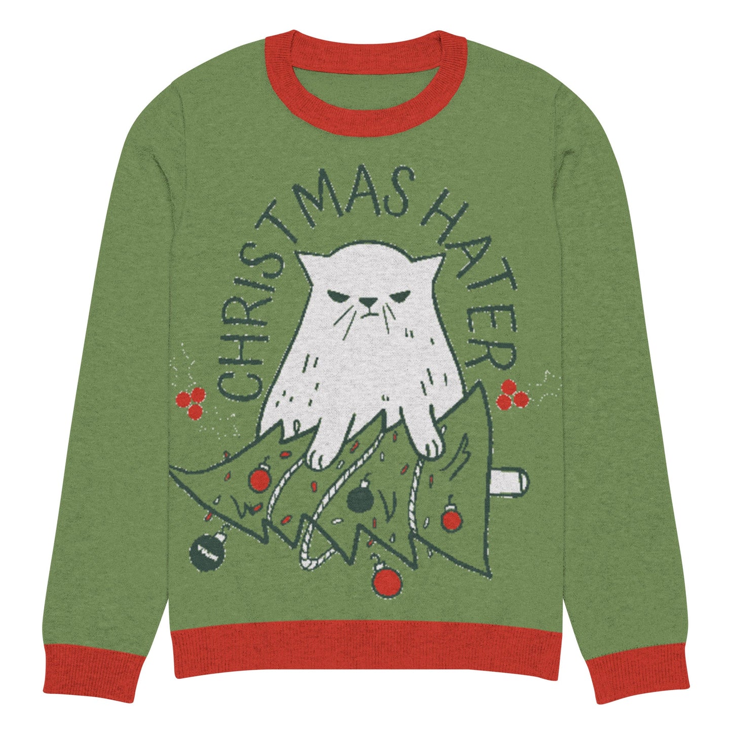 Christmas Hater Cat Sweatshirt