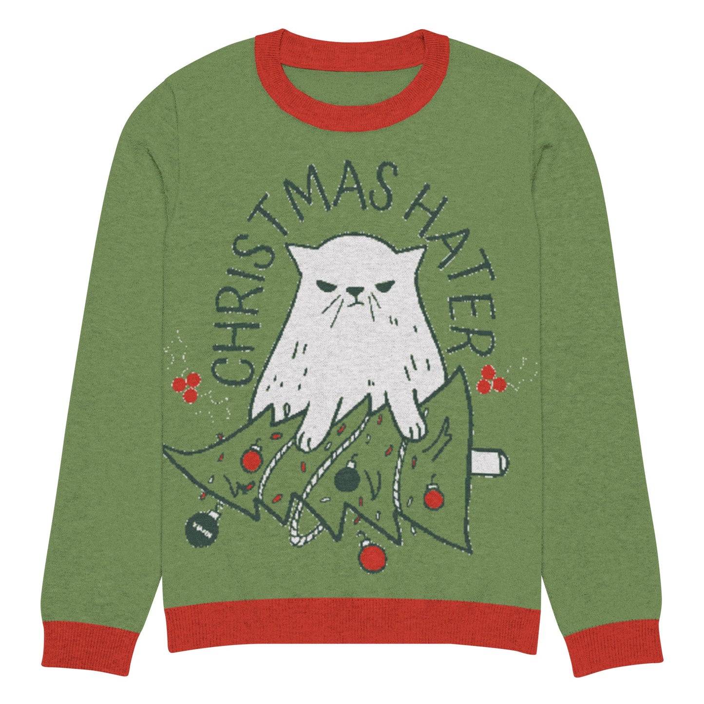 Christmas Hater Cat Sweatshirt