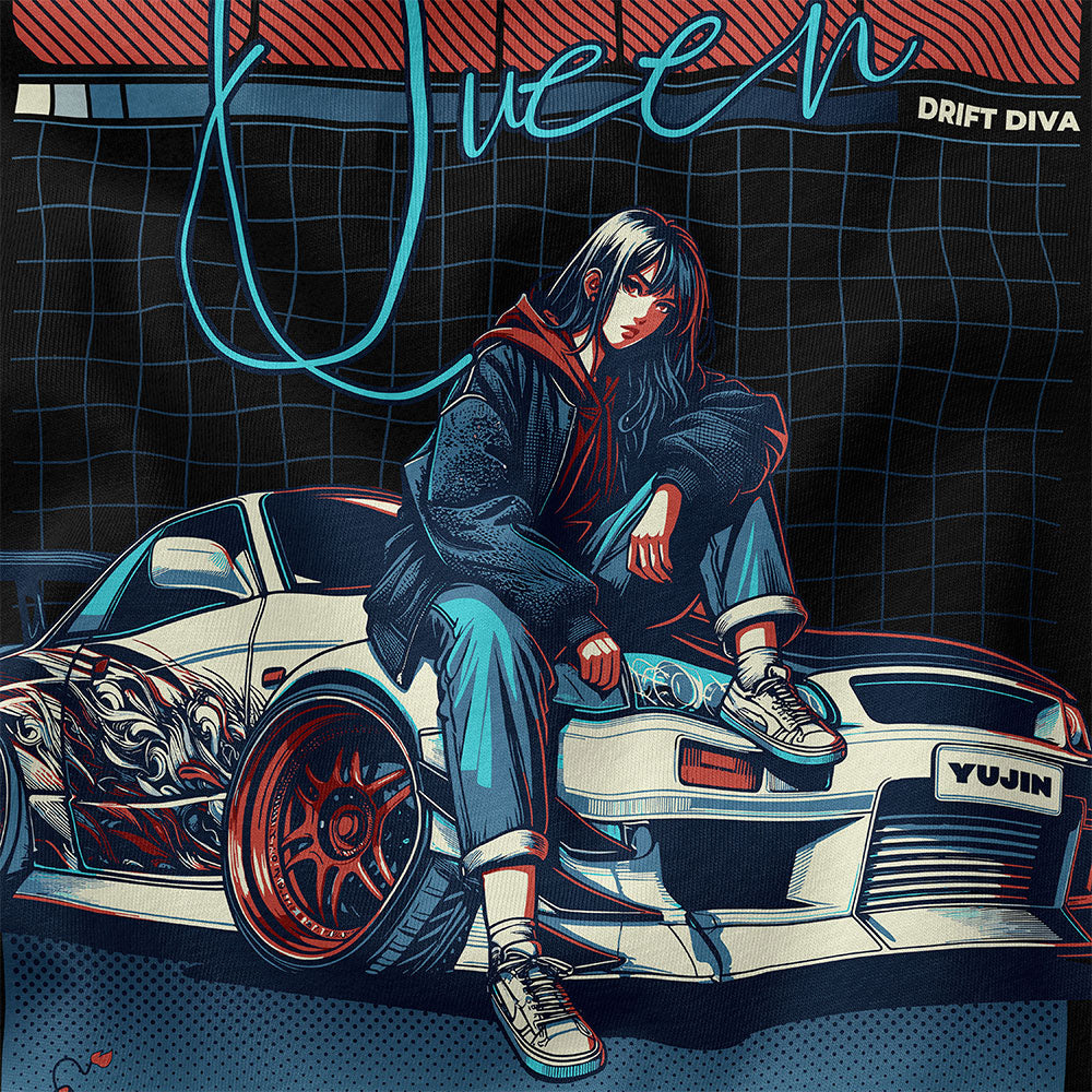 Slide Queen Car T-Shirt