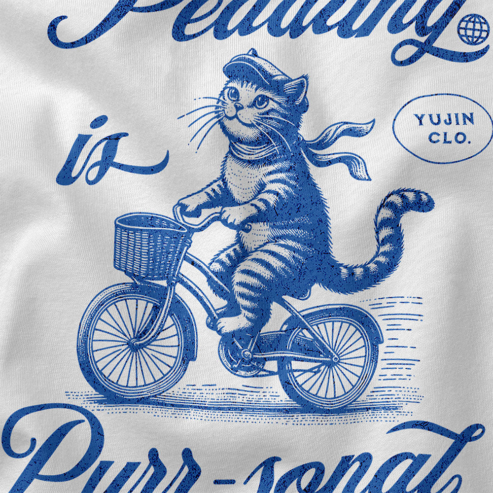 Pedaling Cat T-Shirt
