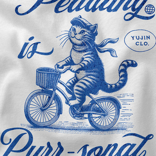 Pedaling Cat T-Shirt
