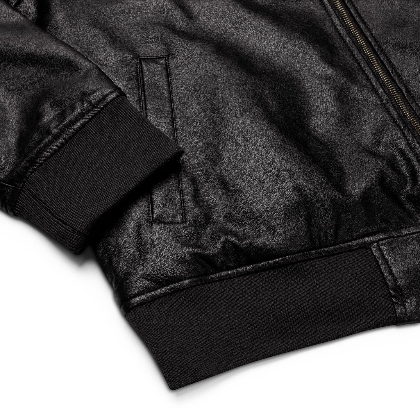 Gimbo Leather Bomber Jacket
