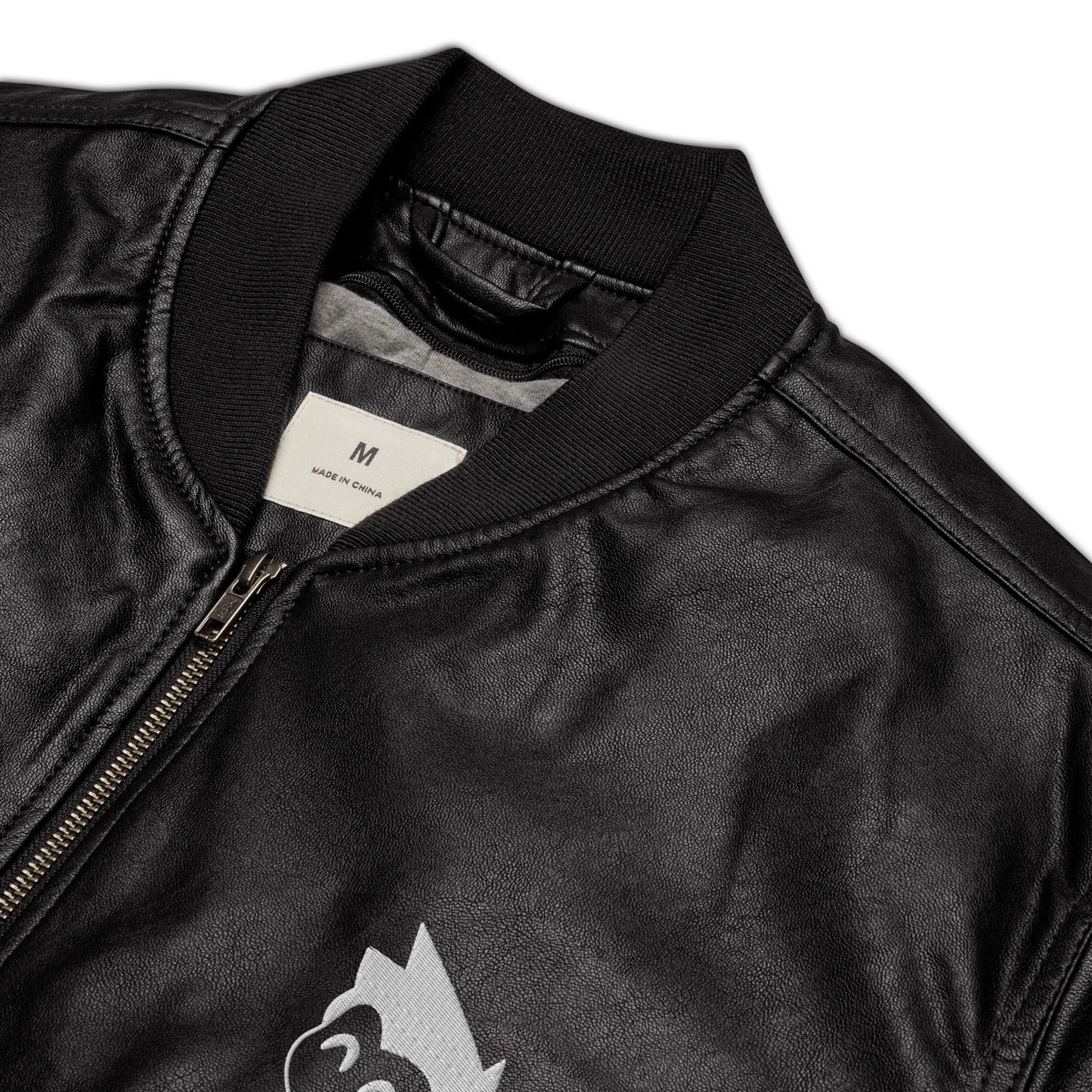 Gimbo Leather Bomber Jacket