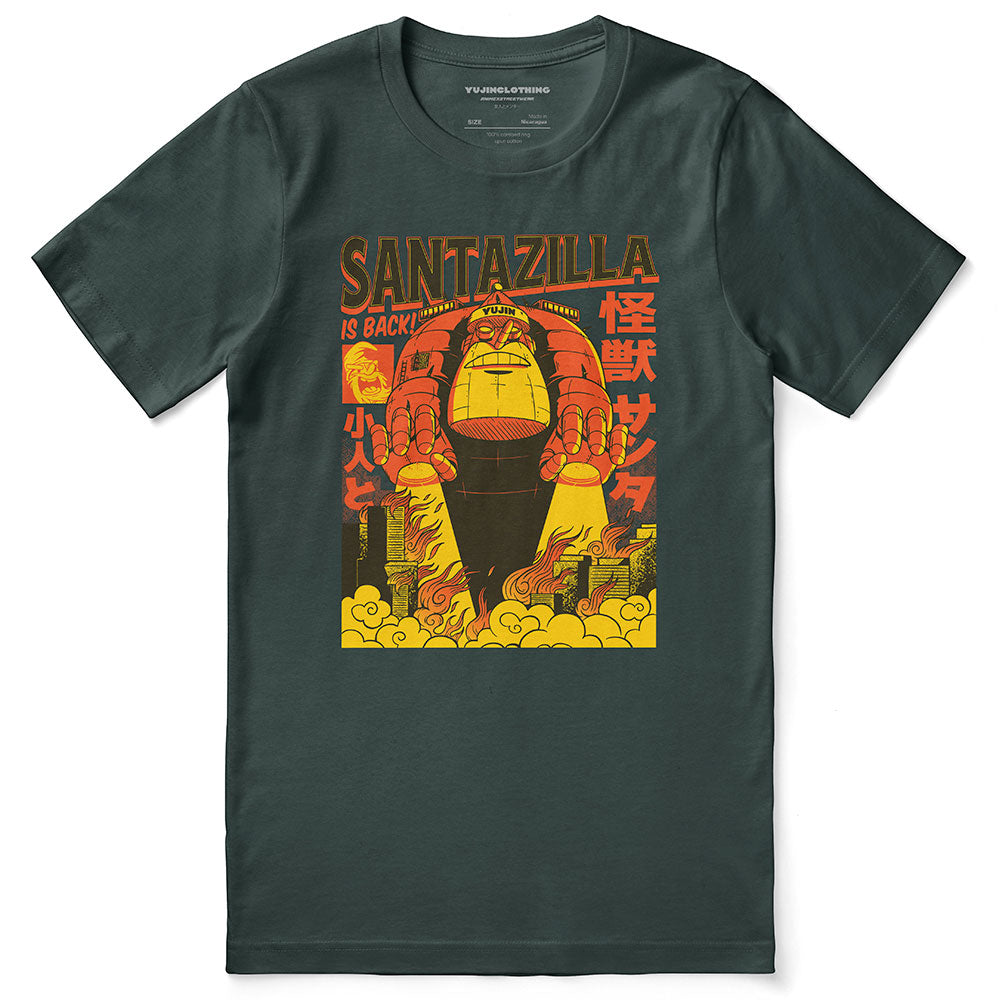 Santazilla Christmas T-Shirt