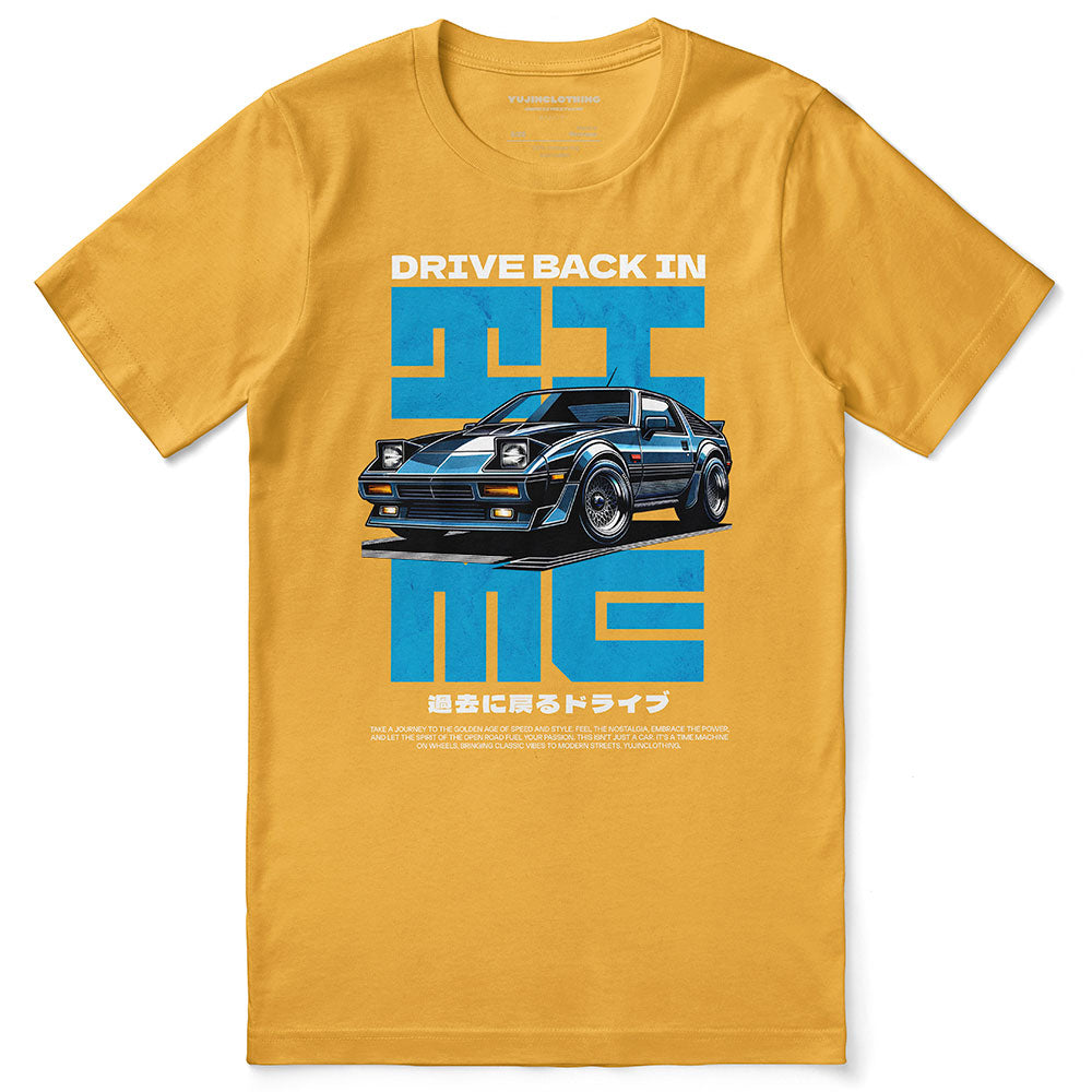 Back In Time Car T-Shirt