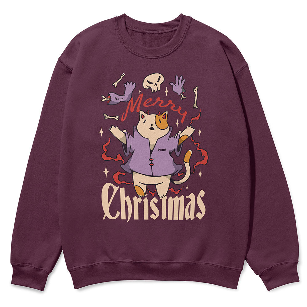 Cat Merry Christmas Sweatshirt