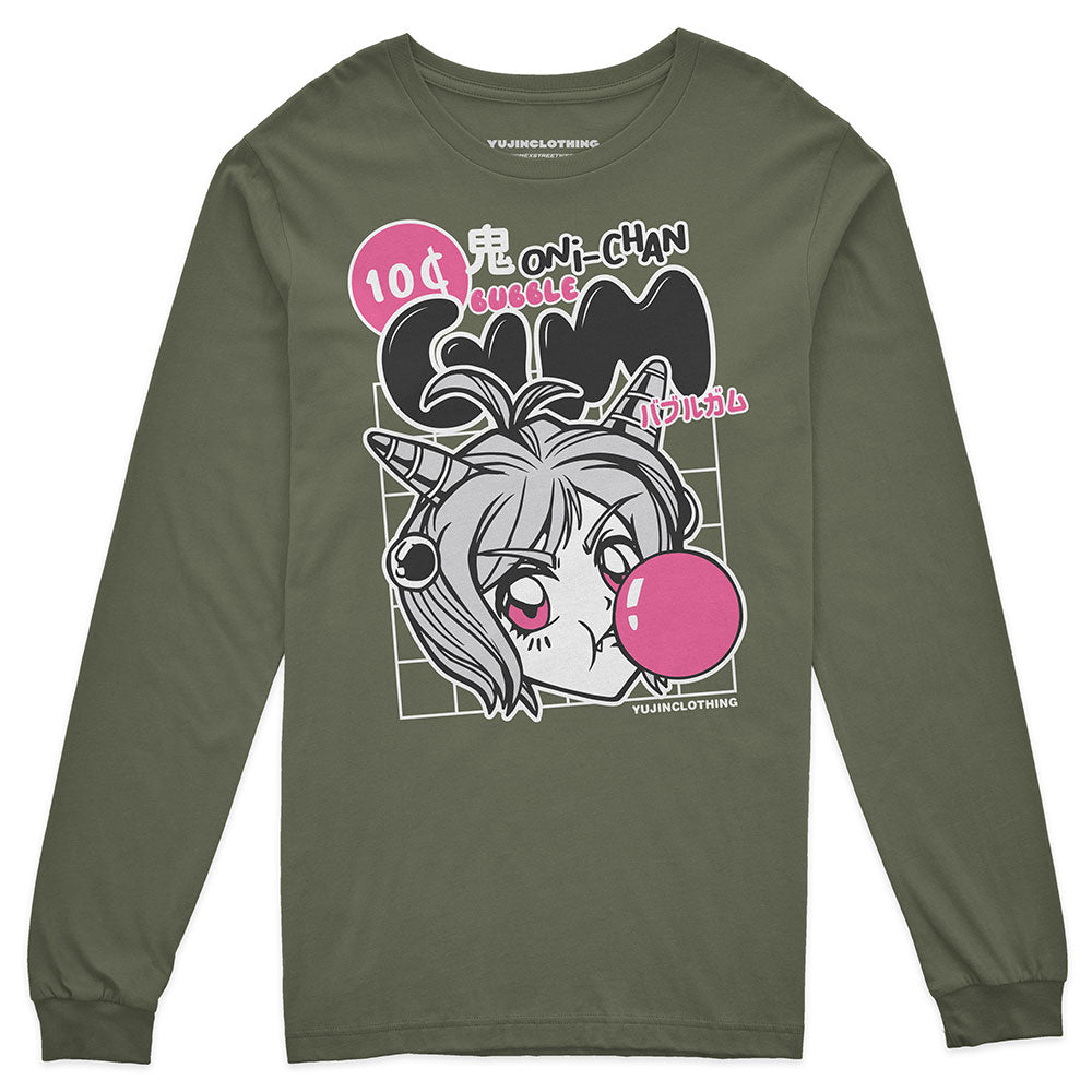 Oni-Chan Bubble Long Sleeve T-Shirt