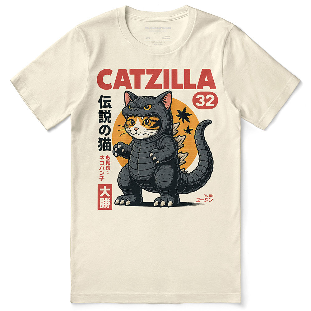 Catzilla Monster Cat T-Shirt