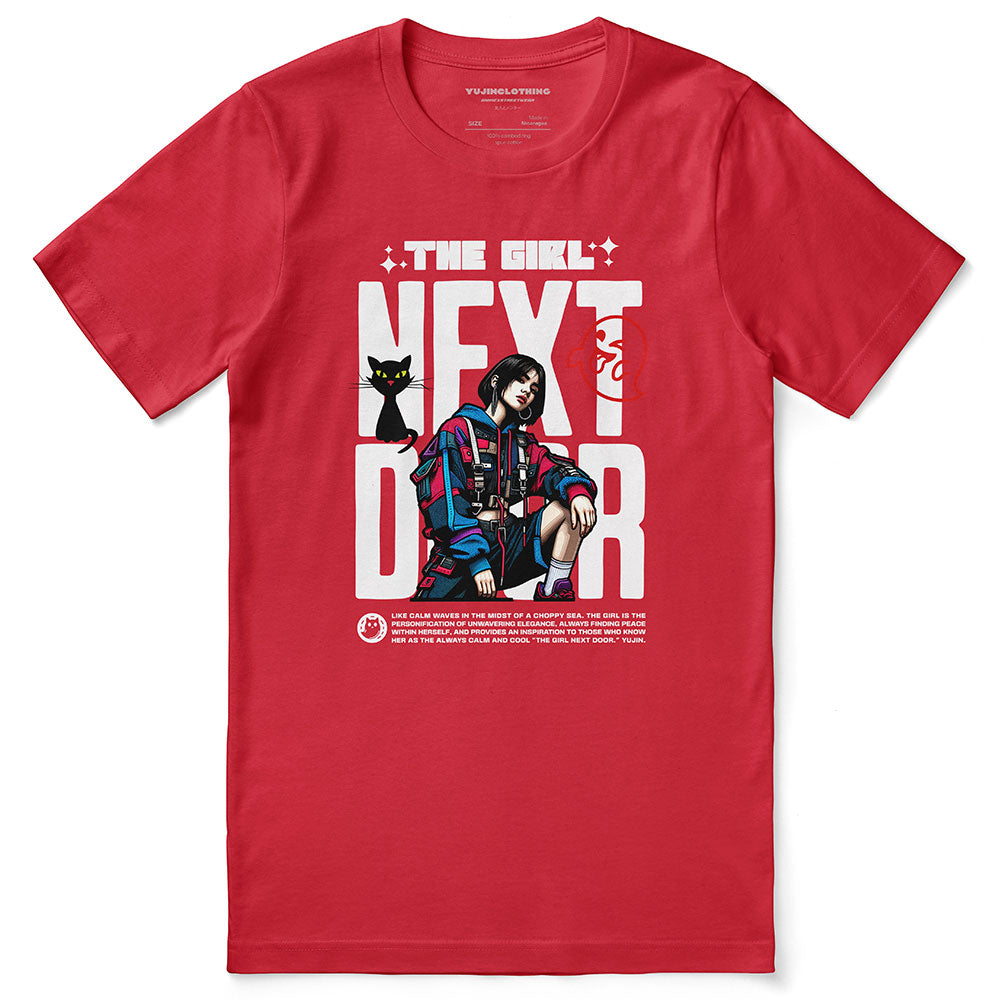 The Girl Next Door Cat T-Shirt