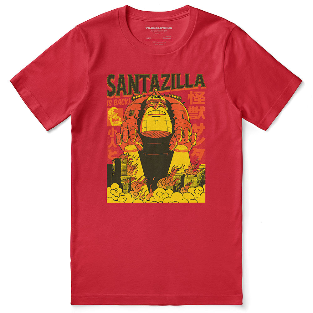 Santazilla Christmas T-Shirt