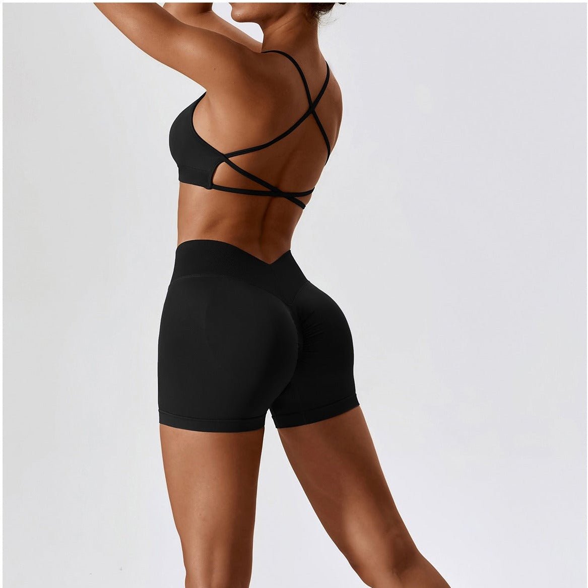 Sienna V-Back Shorts: Sculpt and Slay Your Way