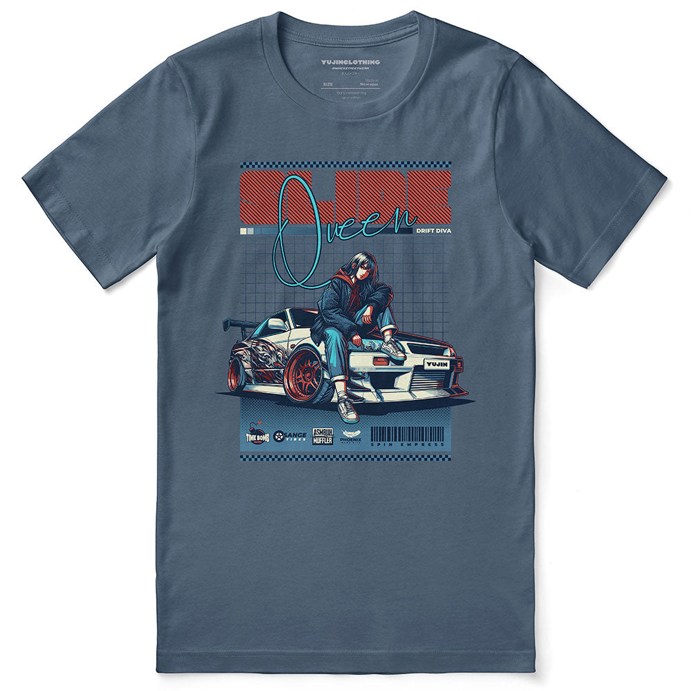 Slide Queen Car T-Shirt