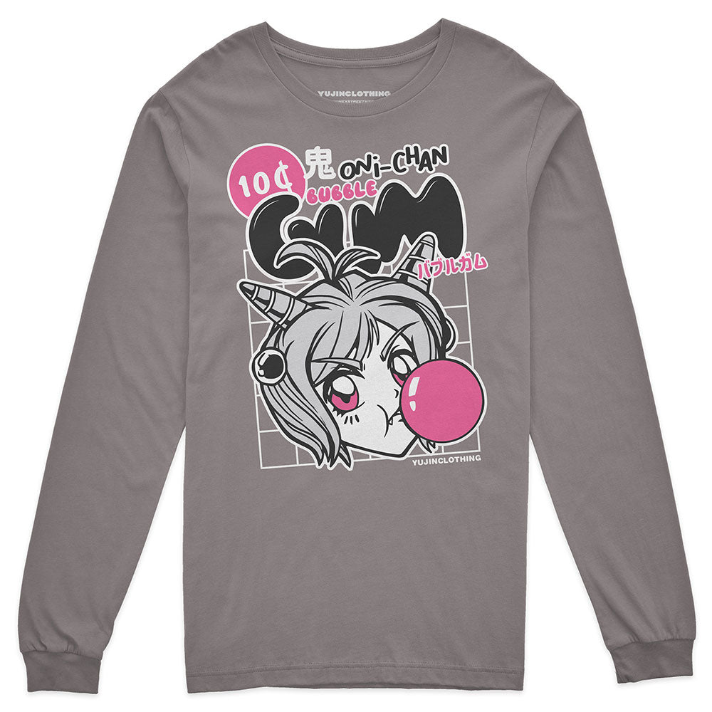 Oni-Chan Bubble Long Sleeve T-Shirt