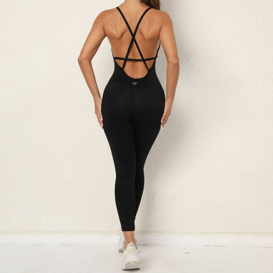 The Strappy Jumpsuit: Minimal Front, Maximum Back