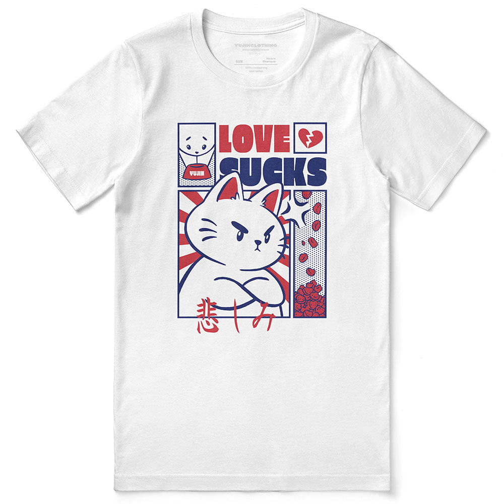 Love Sucks Cat T-Shirt
