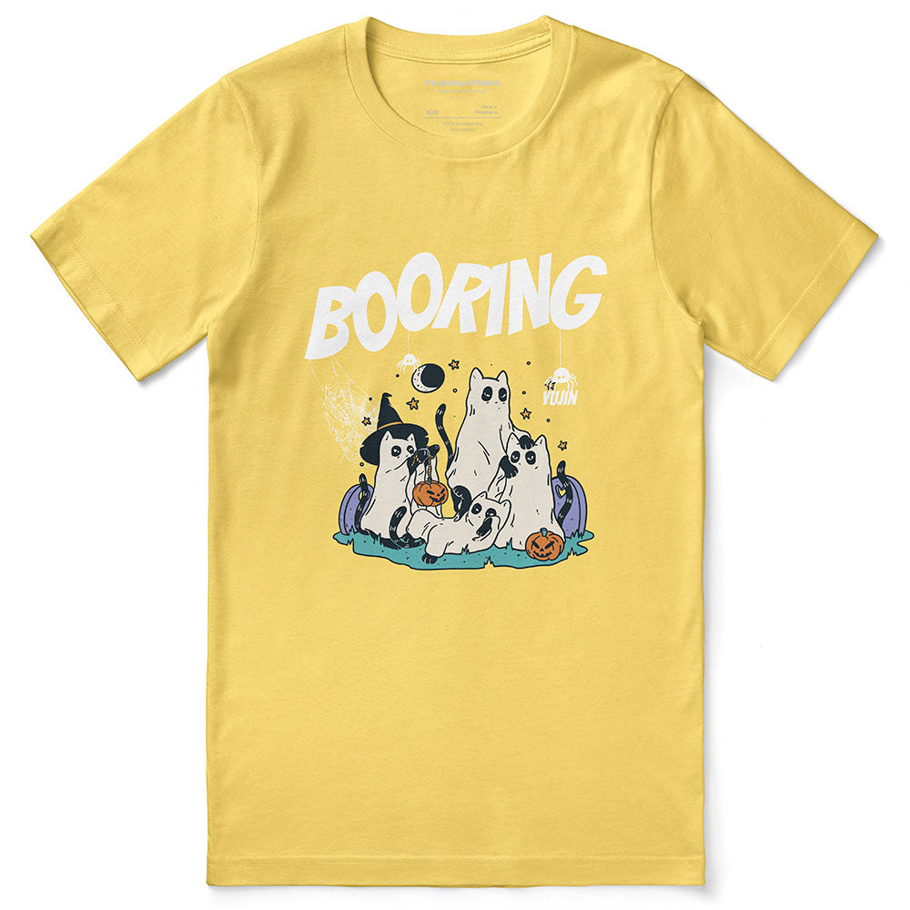 Booring Halloween Cat T-Shirt