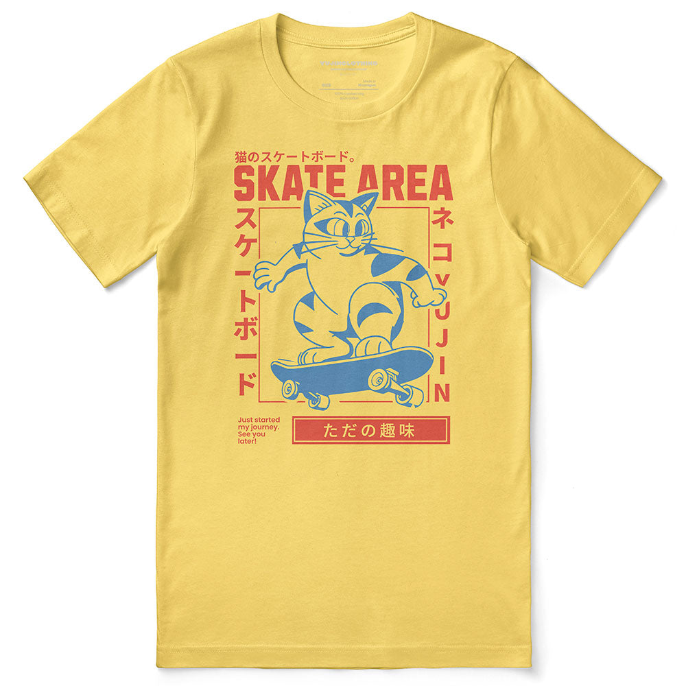 Skate Area Cat T-Shirt